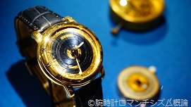 ”機械式時計。スイス国際時計博物館で撮影しました。ワールドタイムの腕時計”